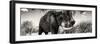 Awesome South Africa Collection Panoramic - Elephant Profile II-Philippe Hugonnard-Framed Photographic Print