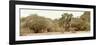 Awesome South Africa Collection Panoramic - Giraffe in the African Savannah-Philippe Hugonnard-Framed Photographic Print