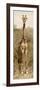 Awesome South Africa Collection Panoramic - Giraffe Portrait II-Philippe Hugonnard-Framed Photographic Print