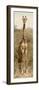 Awesome South Africa Collection Panoramic - Giraffe Portrait II-Philippe Hugonnard-Framed Photographic Print