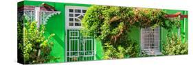 Awesome South Africa Collection Panoramic - Green Bo-Kaap House-Philippe Hugonnard-Stretched Canvas