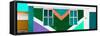 Awesome South Africa Collection Panoramic - House African Colors - Cape Town V-Philippe Hugonnard-Framed Stretched Canvas