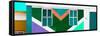 Awesome South Africa Collection Panoramic - House African Colors - Cape Town V-Philippe Hugonnard-Framed Stretched Canvas