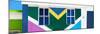 Awesome South Africa Collection Panoramic - House African Colors - Cape Town-Philippe Hugonnard-Mounted Photographic Print