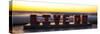 Awesome South Africa Collection Panoramic - "LIVE ON" at Sunset-Philippe Hugonnard-Stretched Canvas