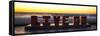 Awesome South Africa Collection Panoramic - "LIVE ON" at Sunset-Philippe Hugonnard-Framed Stretched Canvas