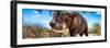 Awesome South Africa Collection Panoramic - Male African Elephant-Philippe Hugonnard-Framed Premium Photographic Print