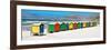 Awesome South Africa Collection Panoramic - Muizenberg Beach Cape Town II-Philippe Hugonnard-Framed Photographic Print