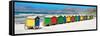 Awesome South Africa Collection Panoramic - Muizenberg Beach Cape Town II-Philippe Hugonnard-Framed Stretched Canvas