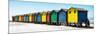 Awesome South Africa Collection Panoramic - Muizenberg Beach Huts II-Philippe Hugonnard-Mounted Photographic Print