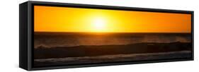 Awesome South Africa Collection Panoramic - Ocean at Sunset-Philippe Hugonnard-Framed Stretched Canvas