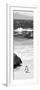 Awesome South Africa Collection Panoramic - Penguins on the Beach B&W-Philippe Hugonnard-Framed Photographic Print