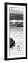 Awesome South Africa Collection Panoramic - Penguins on the Beach B&W-Philippe Hugonnard-Framed Photographic Print