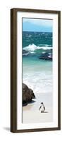 Awesome South Africa Collection Panoramic - Penguins on the Beach V-Philippe Hugonnard-Framed Photographic Print