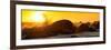 Awesome South Africa Collection Panoramic - Power of the Ocean at Sunset II-Philippe Hugonnard-Framed Photographic Print
