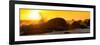 Awesome South Africa Collection Panoramic - Power of the Ocean at Sunset II-Philippe Hugonnard-Framed Photographic Print