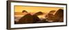 Awesome South Africa Collection Panoramic - Power of the Ocean at Sunset IV-Philippe Hugonnard-Framed Photographic Print