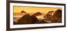 Awesome South Africa Collection Panoramic - Power of the Ocean at Sunset IV-Philippe Hugonnard-Framed Photographic Print