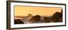 Awesome South Africa Collection Panoramic - Power of the Ocean at Sunset V-Philippe Hugonnard-Framed Photographic Print