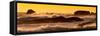 Awesome South Africa Collection Panoramic - Power of the Ocean at Sunset-Philippe Hugonnard-Framed Stretched Canvas