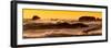 Awesome South Africa Collection Panoramic - Power of the Ocean at Sunset-Philippe Hugonnard-Framed Photographic Print