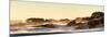 Awesome South Africa Collection Panoramic - Powerful Ocean Wave at Sunset-Philippe Hugonnard-Mounted Photographic Print