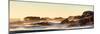 Awesome South Africa Collection Panoramic - Powerful Ocean Wave at Sunset-Philippe Hugonnard-Mounted Photographic Print