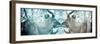 Awesome South Africa Collection Panoramic - Reflection of Greater Kudu - Aquamarine & Grey-Philippe Hugonnard-Framed Photographic Print