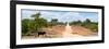 Awesome South Africa Collection Panoramic - Road in the Savannah-Philippe Hugonnard-Framed Photographic Print