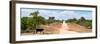 Awesome South Africa Collection Panoramic - Road in the Savannah-Philippe Hugonnard-Framed Photographic Print