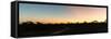 Awesome South Africa Collection Panoramic - Savannah at Sunset-Philippe Hugonnard-Framed Stretched Canvas
