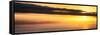 Awesome South Africa Collection Panoramic - Sea Tranquility at Sunset II-Philippe Hugonnard-Framed Stretched Canvas