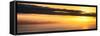 Awesome South Africa Collection Panoramic - Sea Tranquility at Sunset II-Philippe Hugonnard-Framed Stretched Canvas