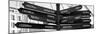 Awesome South Africa Collection Panoramic - Sign Post Cape Town B&W-Philippe Hugonnard-Mounted Photographic Print