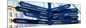 Awesome South Africa Collection Panoramic - Sign Post Cape Town-Philippe Hugonnard-Mounted Photographic Print