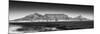 Awesome South Africa Collection Panoramic - Table Mountain - Cape Town B&W-Philippe Hugonnard-Mounted Photographic Print