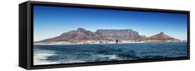 Awesome South Africa Collection Panoramic - Table Mountain - Cape Town-Philippe Hugonnard-Framed Stretched Canvas