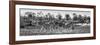Awesome South Africa Collection Panoramic - Three Zebra B&W-Philippe Hugonnard-Framed Photographic Print