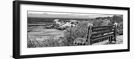 Awesome South Africa Collection Panoramic - View to the Sea B&W-Philippe Hugonnard-Framed Photographic Print