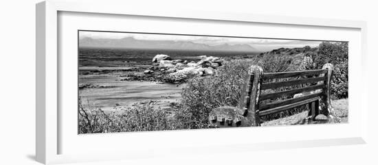 Awesome South Africa Collection Panoramic - View to the Sea B&W-Philippe Hugonnard-Framed Photographic Print