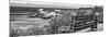 Awesome South Africa Collection Panoramic - View to the Sea B&W-Philippe Hugonnard-Mounted Photographic Print