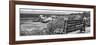 Awesome South Africa Collection Panoramic - View to the Sea B&W-Philippe Hugonnard-Framed Photographic Print