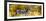 Awesome South Africa Collection Panoramic - Zebra Profile with Yellow Savanna-Philippe Hugonnard-Framed Photographic Print