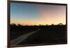 Awesome South Africa Collection - Road in the Savannah at Sunset-Philippe Hugonnard-Framed Photographic Print