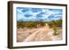 Awesome South Africa Collection - Savanna Landscape XIII-Philippe Hugonnard-Framed Photographic Print