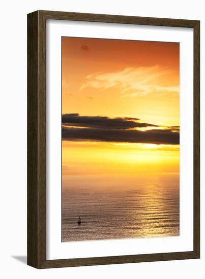 Awesome South Africa Collection - Sea Tranquility at Sunset III-Philippe Hugonnard-Framed Photographic Print