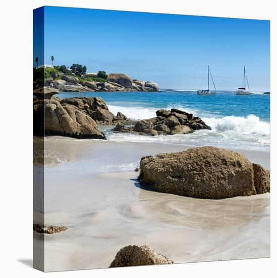 Awesome South Africa Collection Square - Boulders Beach Cape Town III-Philippe Hugonnard-Stretched Canvas