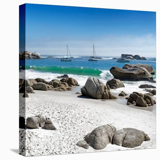Awesome South Africa Collection Square - Boulders Beach Cape Town IV-Philippe Hugonnard-Stretched Canvas