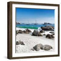 Awesome South Africa Collection Square - Boulders Beach Cape Town IV-Philippe Hugonnard-Framed Photographic Print