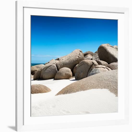 Awesome South Africa Collection Square - Boulders White Beach II-Philippe Hugonnard-Framed Photographic Print